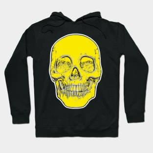 One Piece Skull, Yellow Skull, Golden Skull, Funny Skull Hoodie